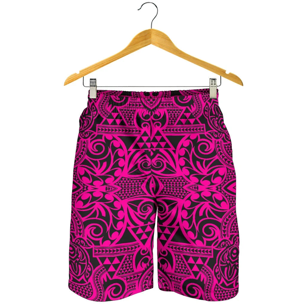 Hawaii Shorts Tribal Turtle All Over Print Men's Shorts