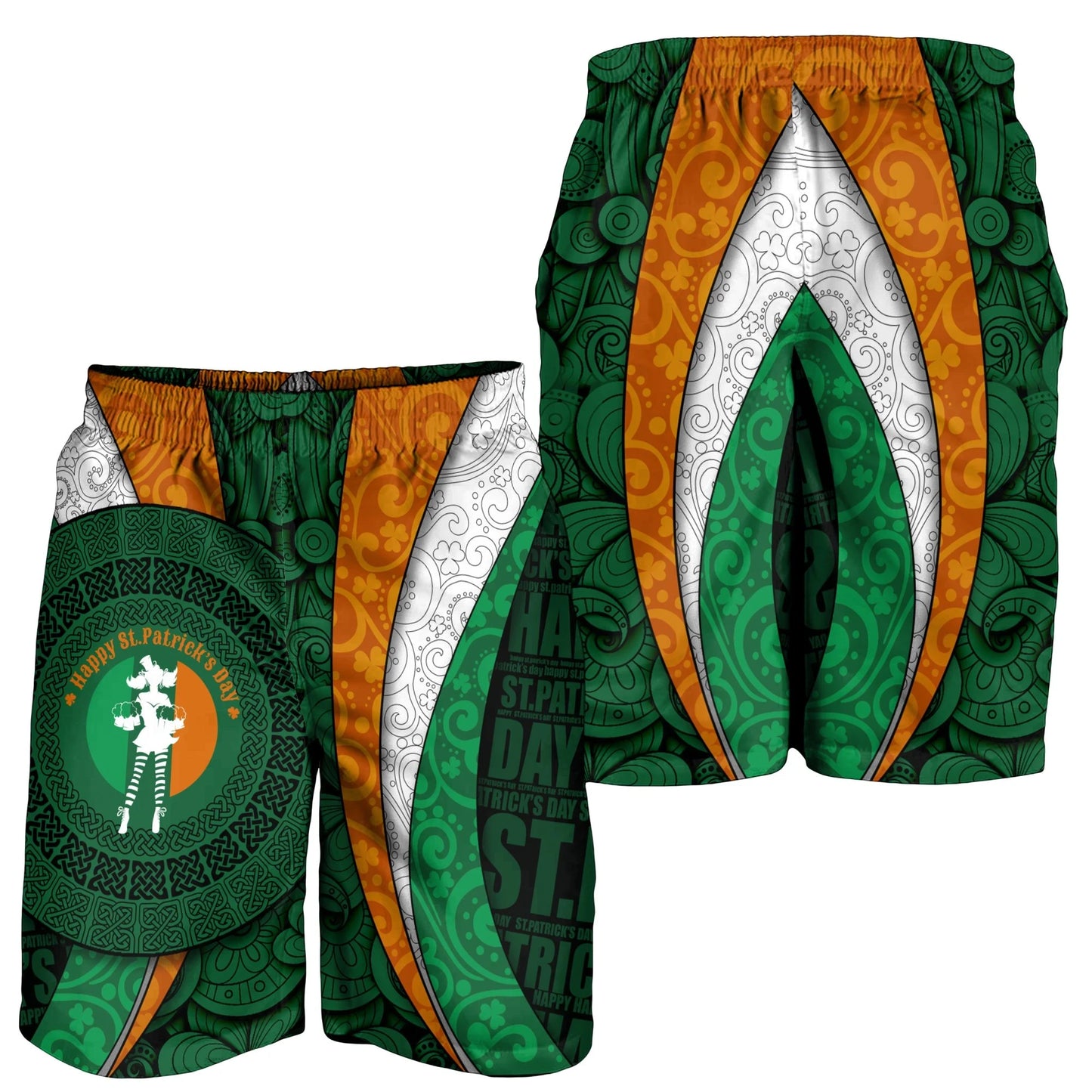 CelticOne Men Short Ireland Green Partrick's Day