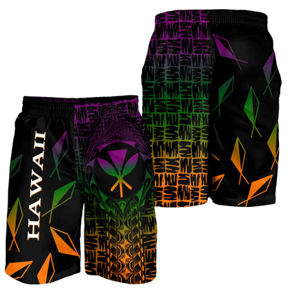 Hawaii Men's Shorts Kanaka Maoli Rocket Style 8