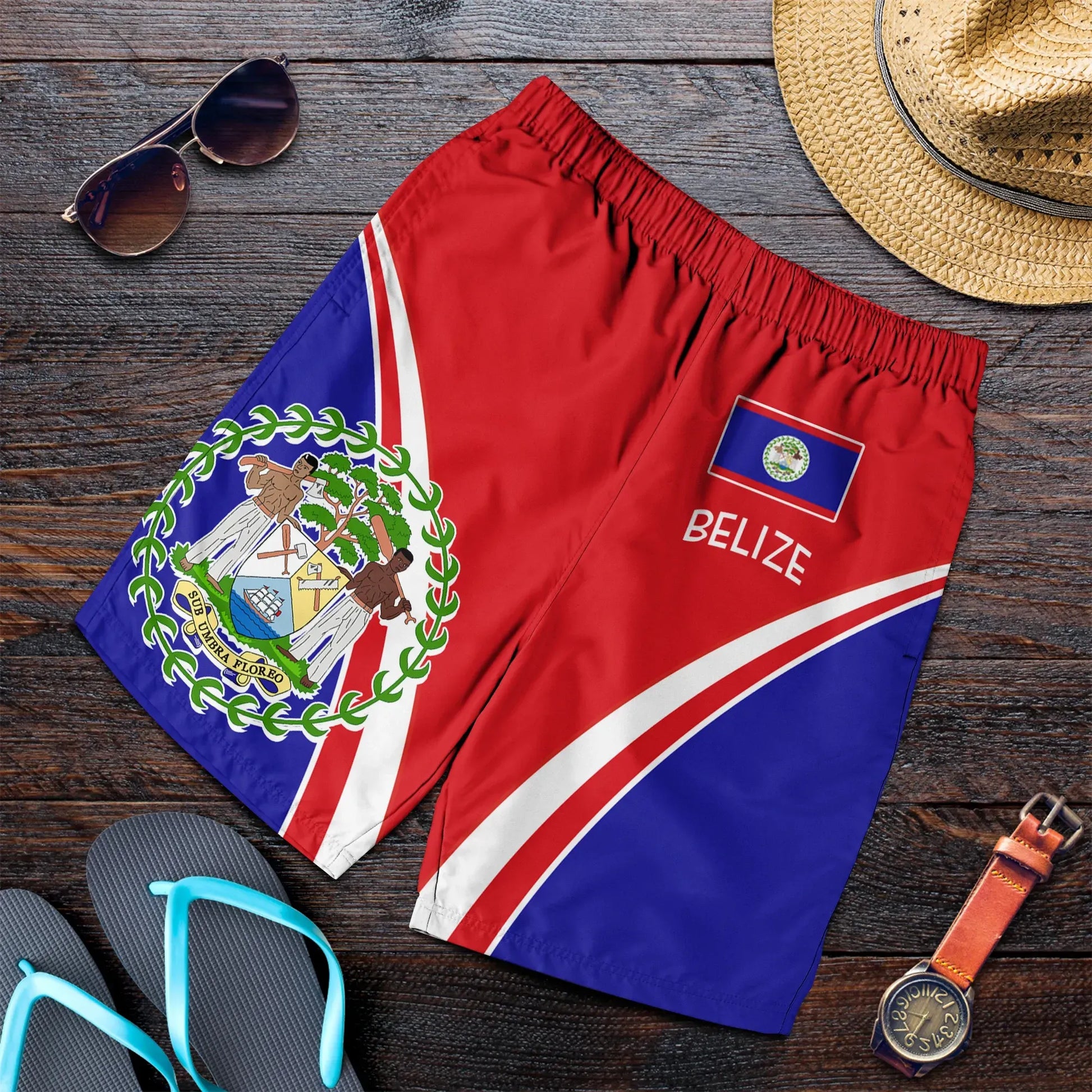 Belize Men's Shorts Belizean Pride