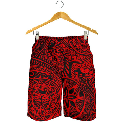 Hawaii Shorts Tribal Tiki Sun God All Over Print Men's Shorts