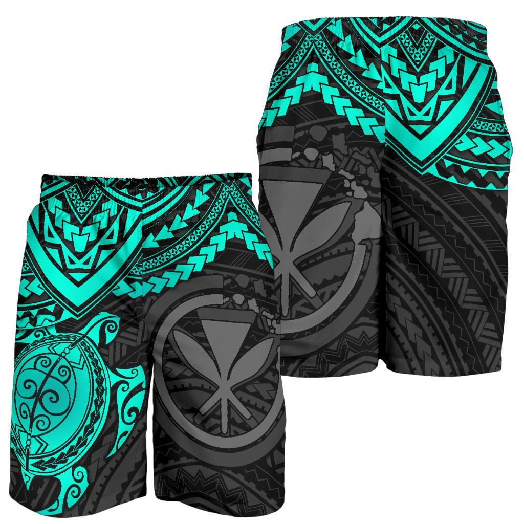 Hawaii Shorts Tribal Turtle Kanaka Maoli All Over Print Men's Shorts
