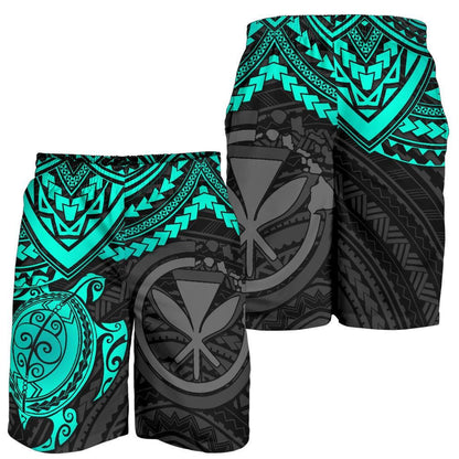 Hawaii Shorts Tribal Turtle Kanaka Maoli All Over Print Men's Shorts