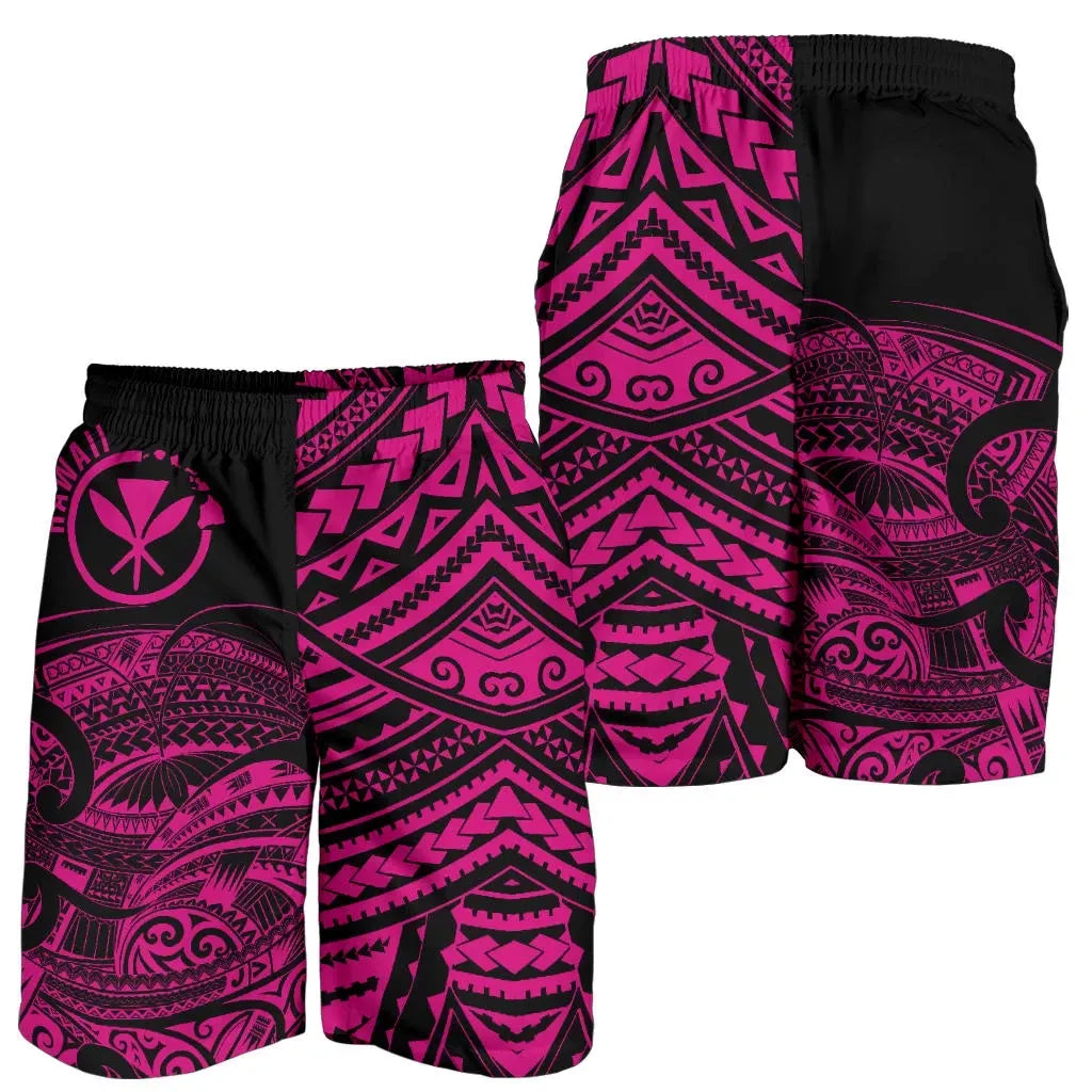 Hawaii Shorts Tribal Kanaka Maoli All Over Print Men's Shorts Th5