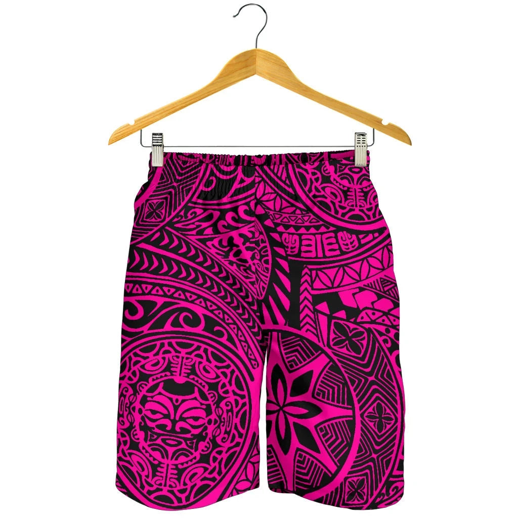 Hawaii Shorts Tribal Tiki Sun God All Over Print Men's Shorts