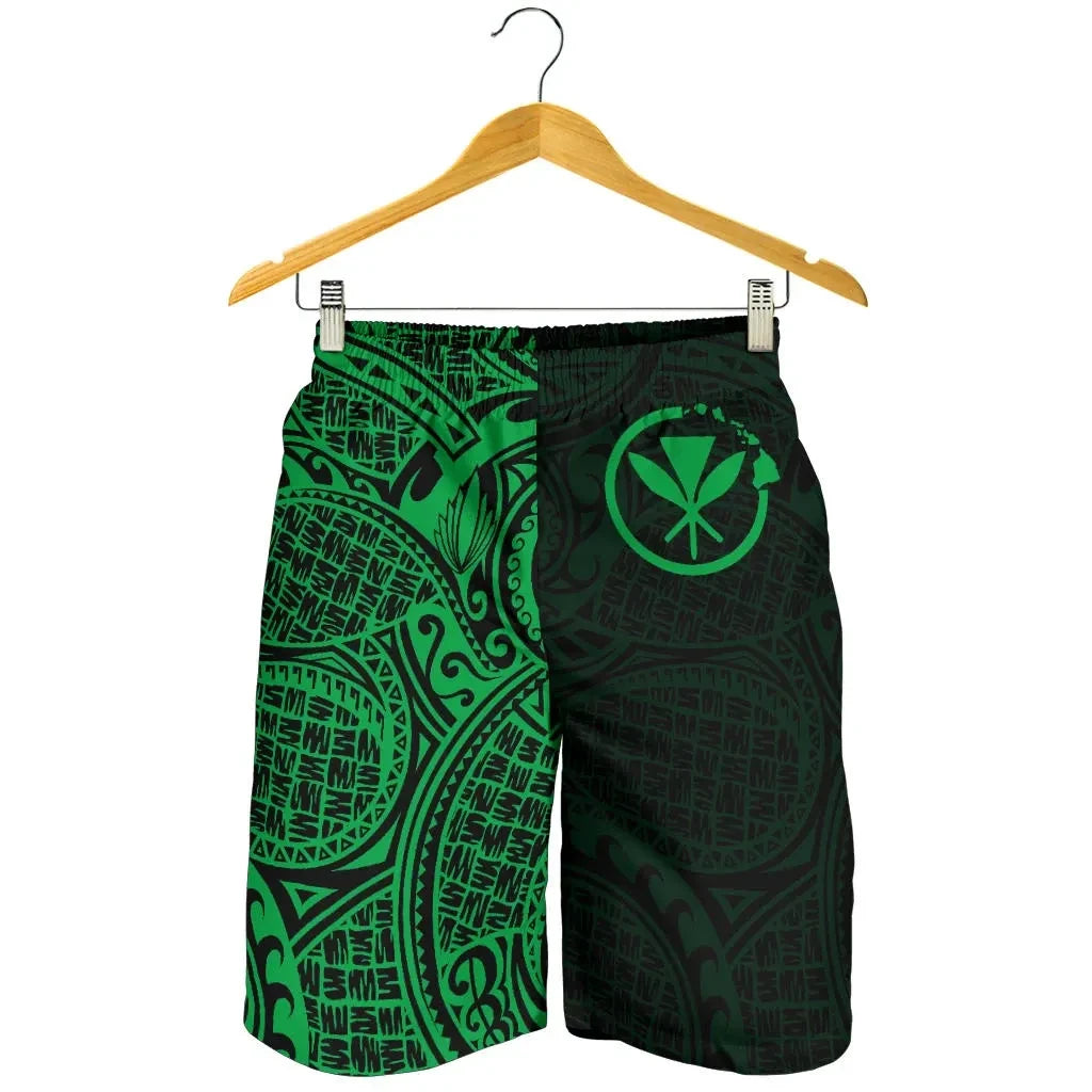 Hawaii Shorts Tribal Kanaka Maoli All Over Print Men's Shorts