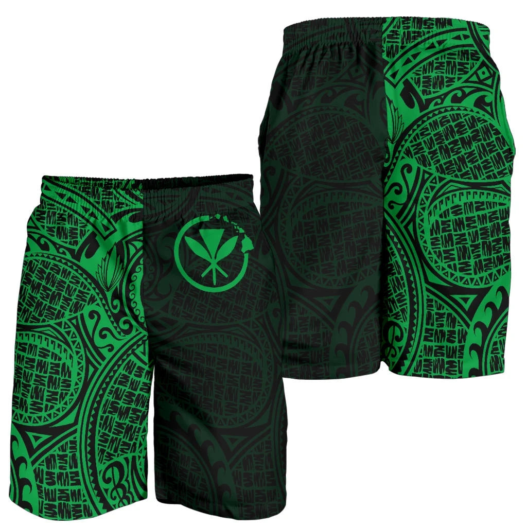 Hawaii Shorts Tribal Kanaka Maoli All Over Print Men's Shorts