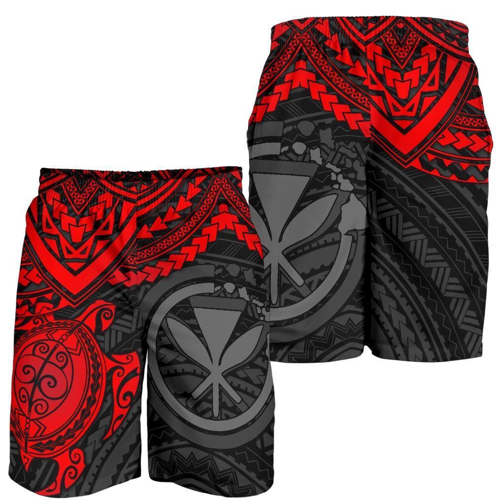 Hawaii Shorts Tribal Kanaka Maoli All Over Print Men's Shorts 8