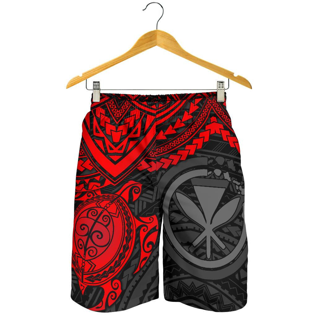 Hawaii Shorts Tribal Kanaka Maoli All Over Print Men's Shorts 8