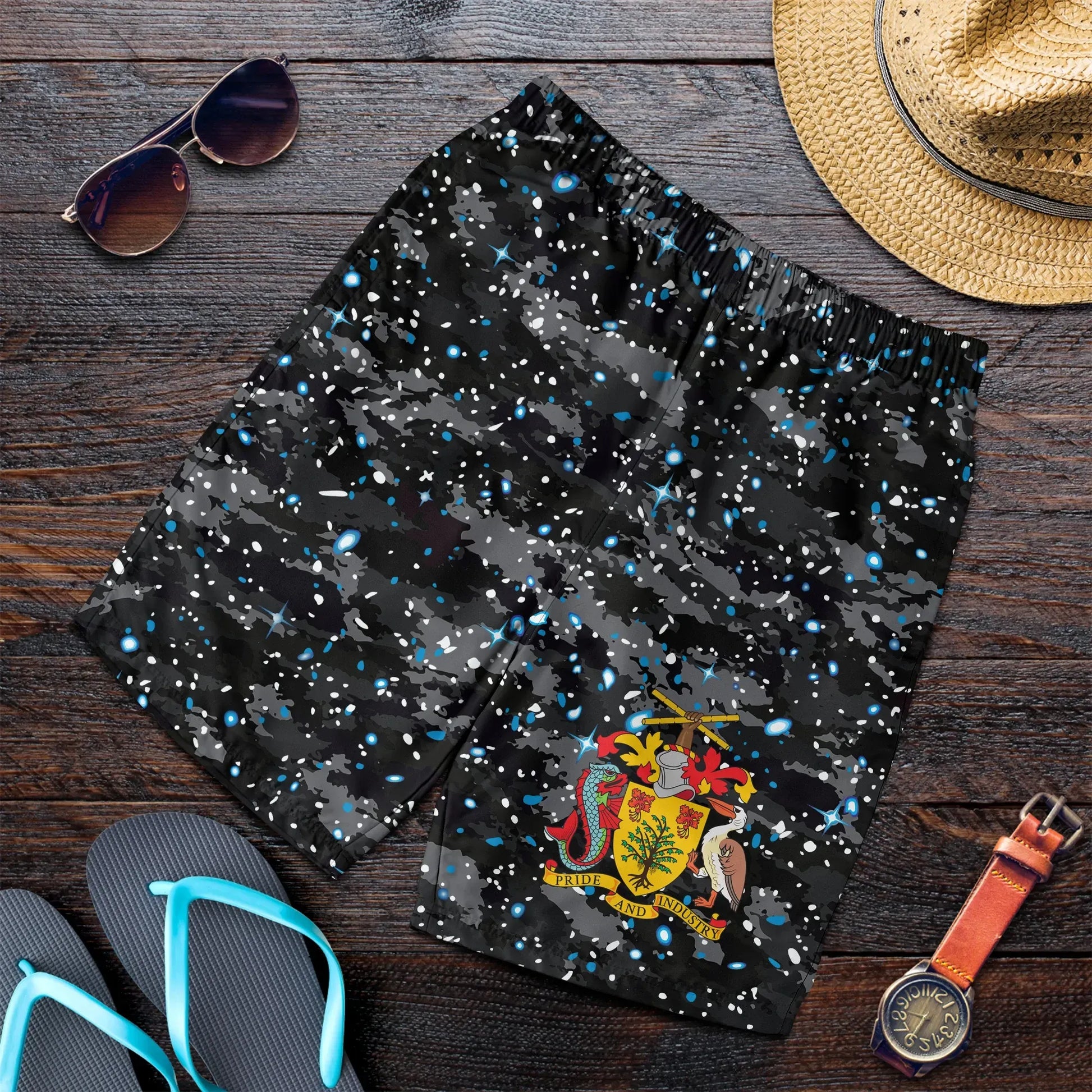 Barbados Space Camo Short