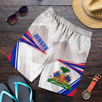 Haiti Men's Shorts Coat of Arms New Release