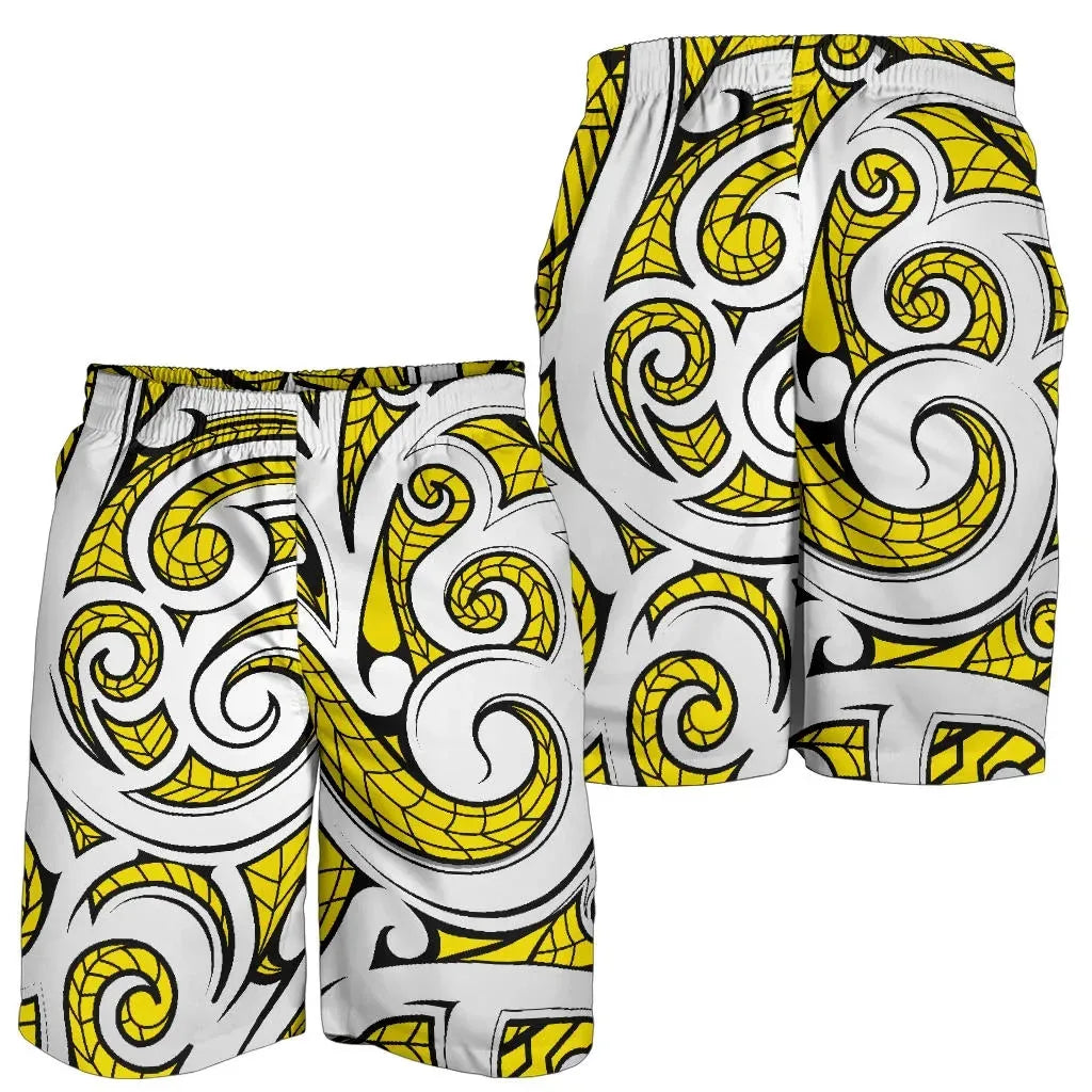 Hawaii Shorts Maori All Over Print Men's Shorts
