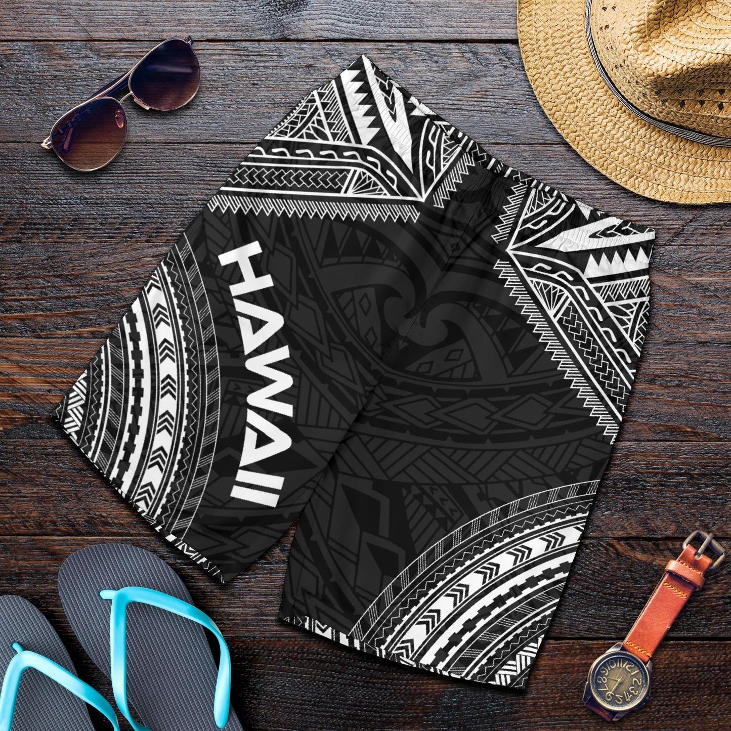 Hawaii Shorts Tribal All Over Print Men's Shorts