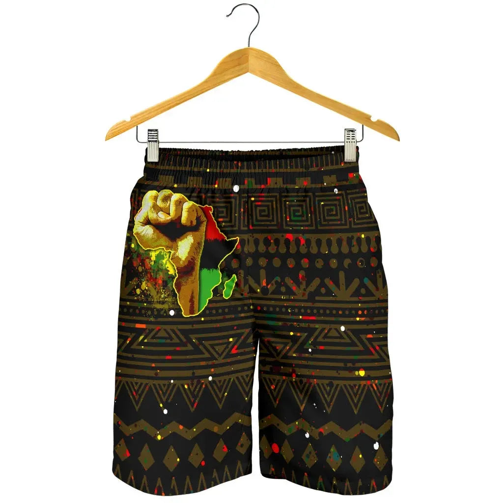 African Black Power Men's Shorts