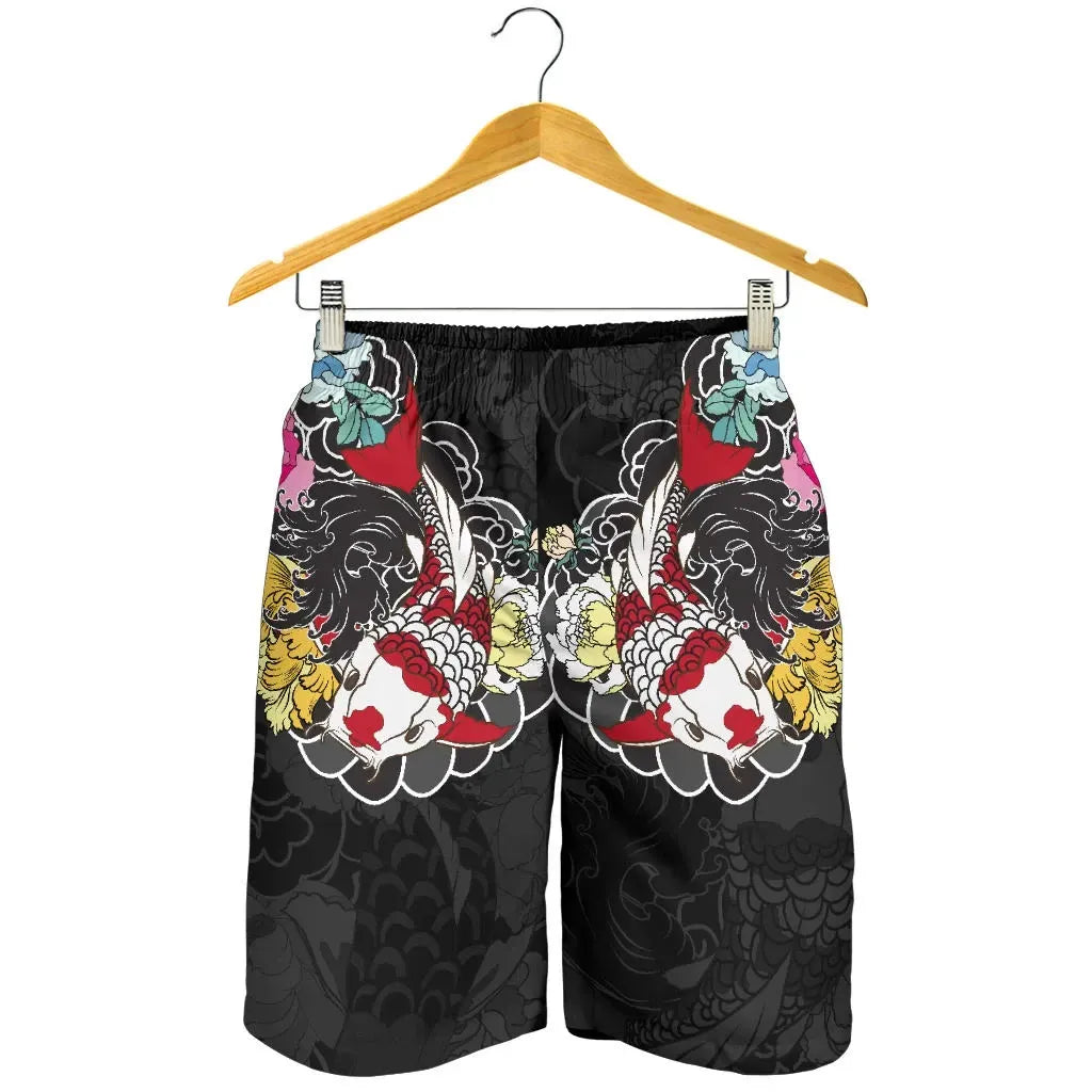 Best Koi Fish Tattoo Style Shorts