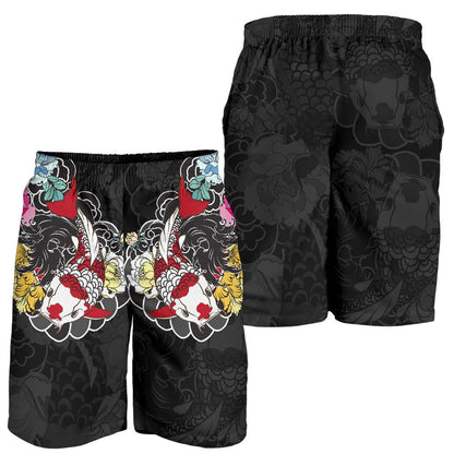 Best Koi Fish Tattoo Style Shorts