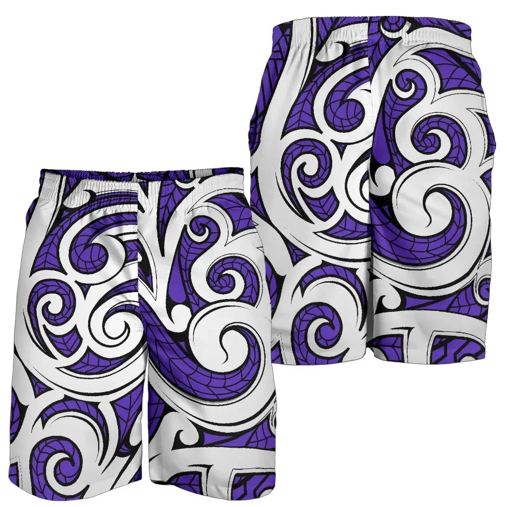 Hawaii Shorts Maori All Over Print Men's Shorts