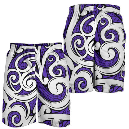 Hawaii Shorts Maori All Over Print Men's Shorts