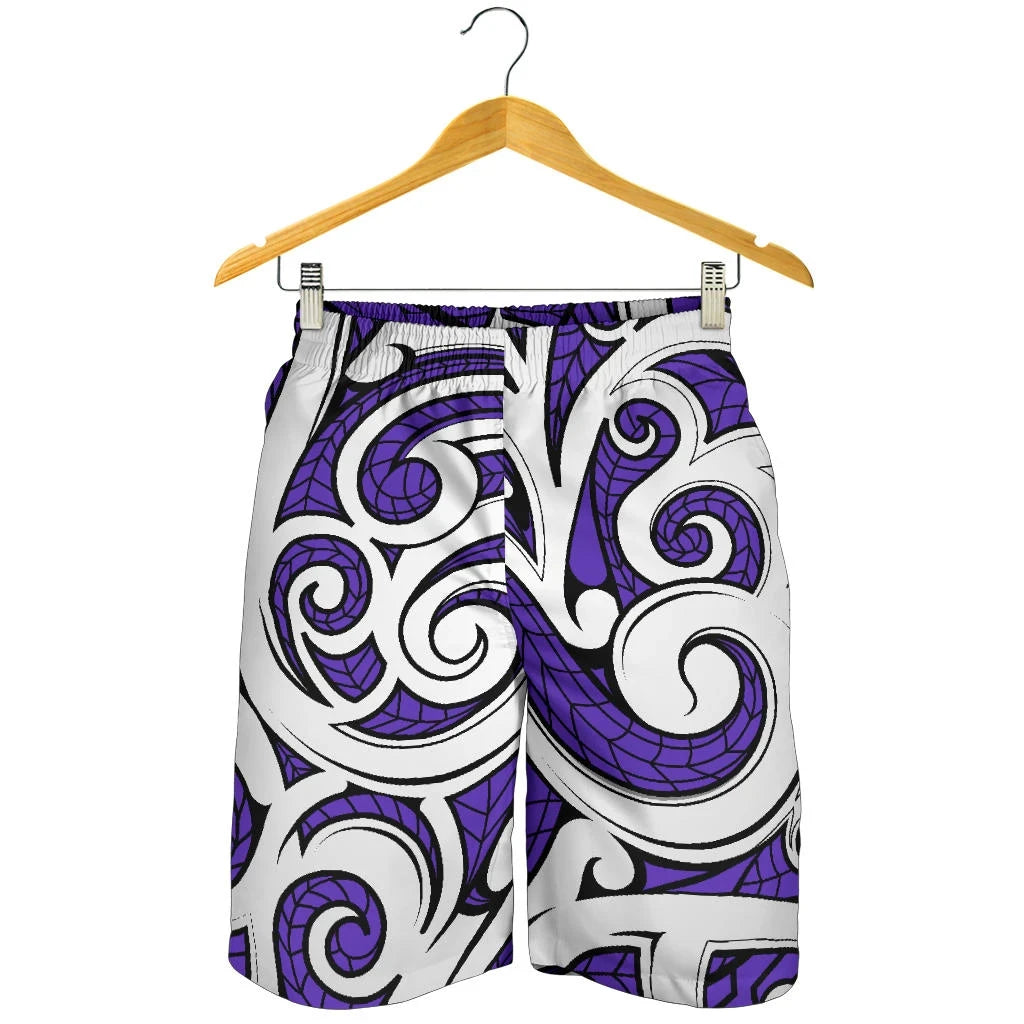 Hawaii Shorts Maori All Over Print Men's Shorts