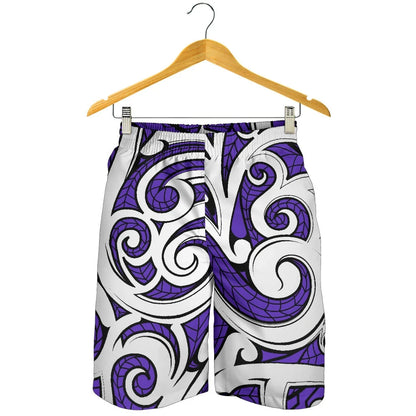 Hawaii Shorts Maori All Over Print Men's Shorts