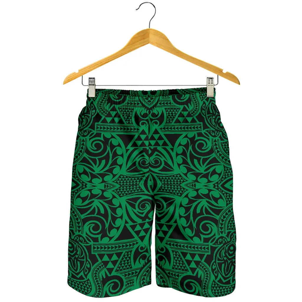 Hawaii Shorts Tribal Turtle All Over Print Men's Shorts