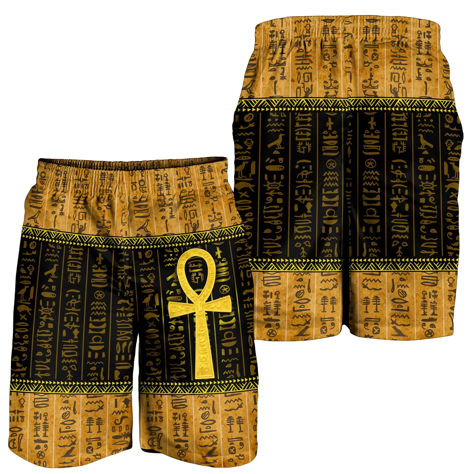 African Men's Shorts Ankh Egypt