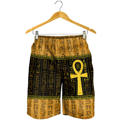 African Men's Shorts Ankh Egypt