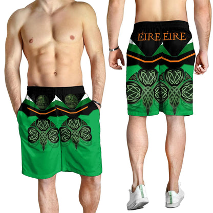 Celtic All Over Print Men Short Irish Shamrock With Celtic Patterns