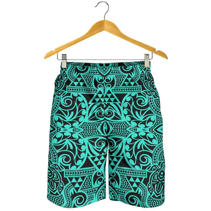 Hawaii Shorts Tribal Turtle All Over Print Men's Shorts