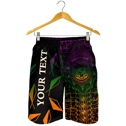 Hawaii Custom Personalised Men's Shorts Hawaii Seal Rocket Style 8