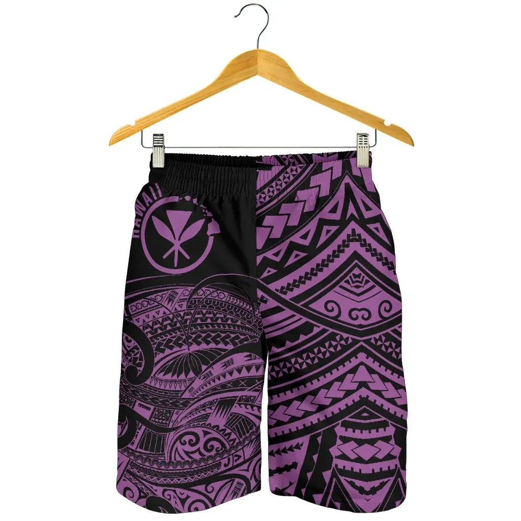 Hawaii Shorts Tribal Kanaka Maoli All Over Print Men's Shorts