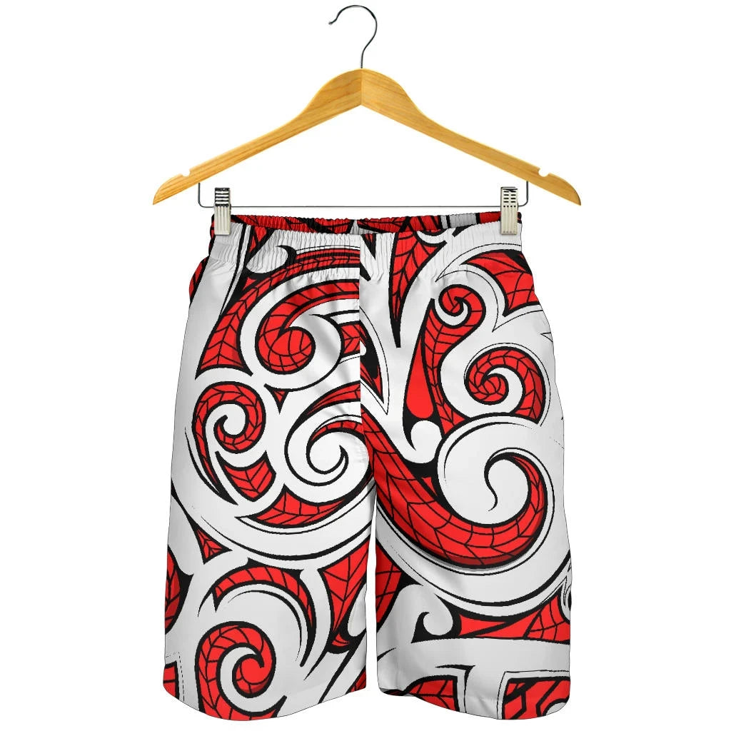 Hawaii Shorts Maori All Over Print Men's Shorts