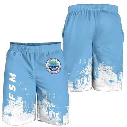 Federated States of Micronesia Men Short Smudge Style 0