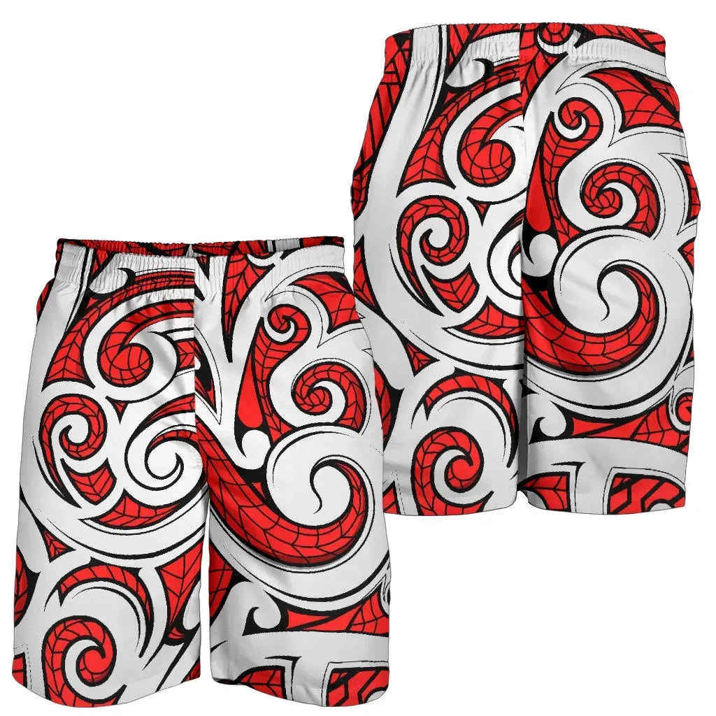 Hawaii Shorts Maori All Over Print Men's Shorts