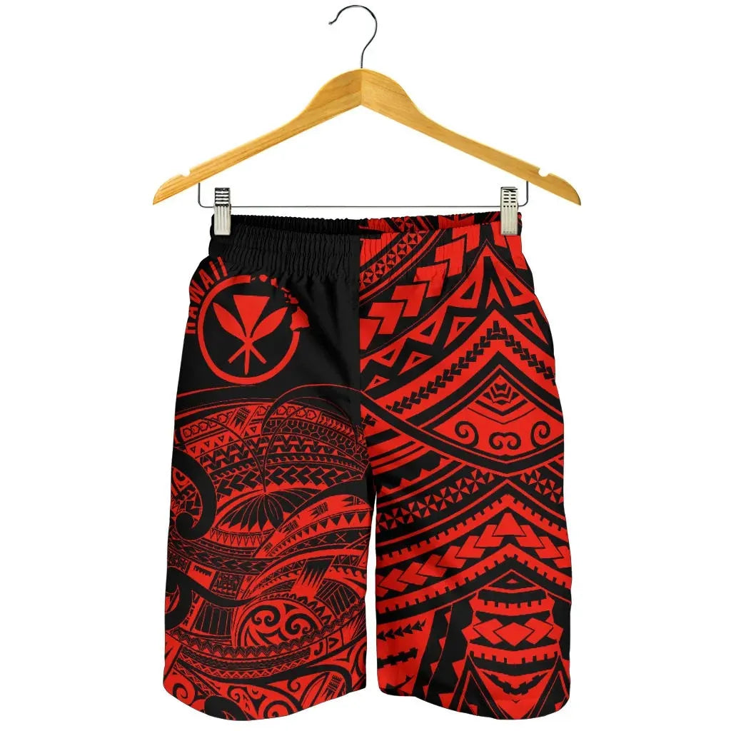 Hawaii Shorts Tribal Kanaka Maoli All Over Print Men's Shorts