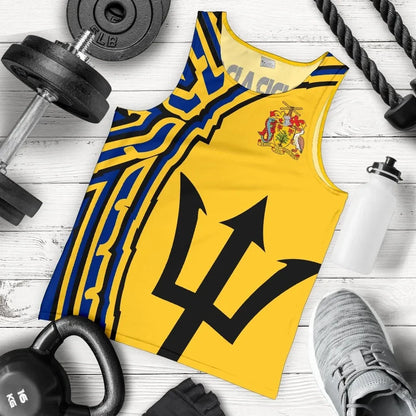 Bardados Vintage Coat of Arms Men's Tank Top
