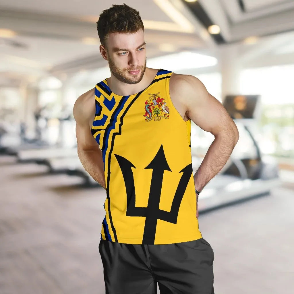 Bardados Vintage Coat of Arms Men's Tank Top