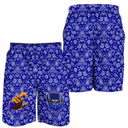 Crips Gang Skull Men's Shorts