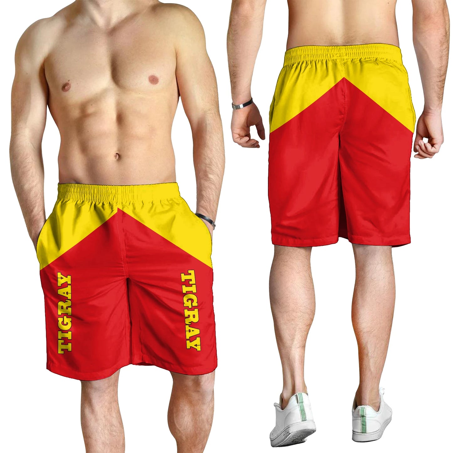 Tigray Men's Shorts Tigray Rising Coat Of Arms