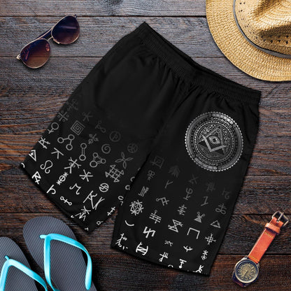 Freemasonry Tattoo Men's Shorts