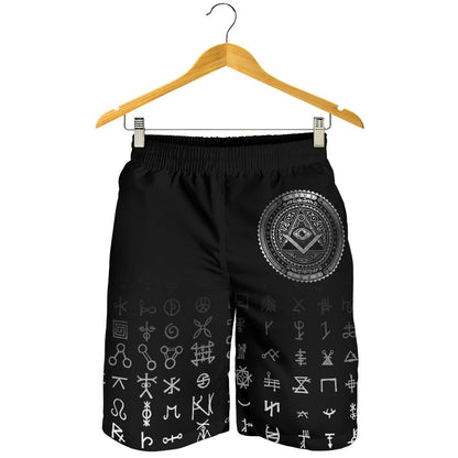 Freemasonry Tattoo Men's Shorts
