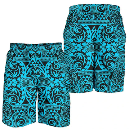 Hawaii Shorts Tribal Turtle All Over Print Men's Shorts