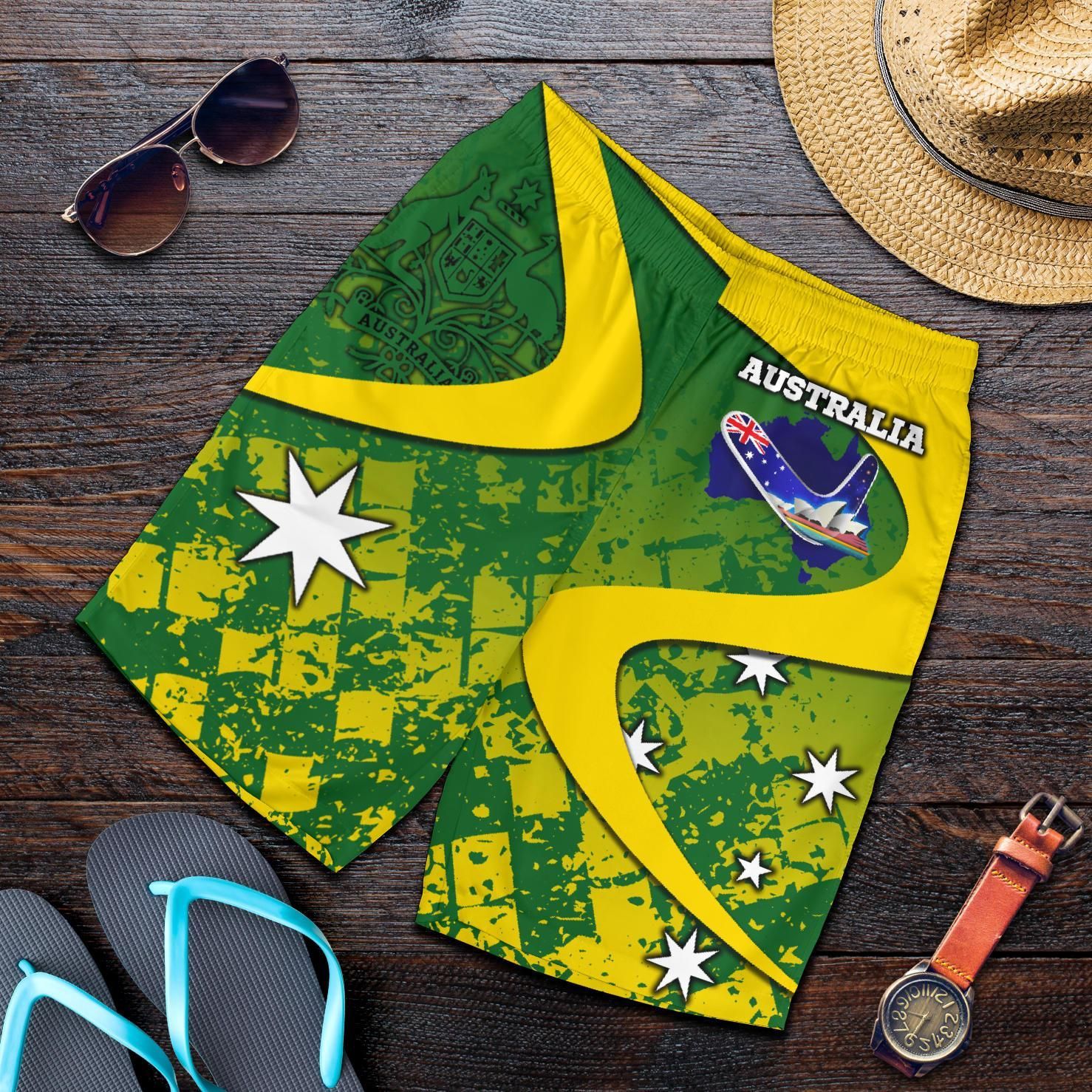 Australia Shorts Australia National Color Shorts Men bn15