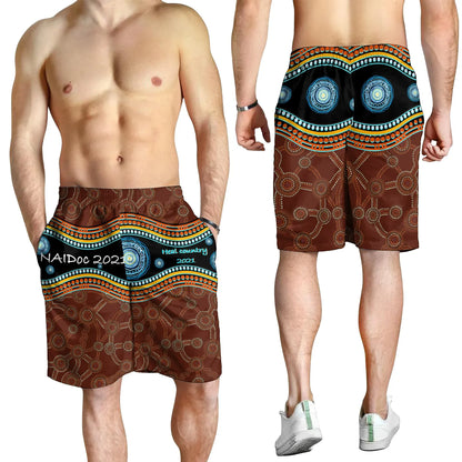 Australia Men's Short Naidoc Week 2021 Heal Country
