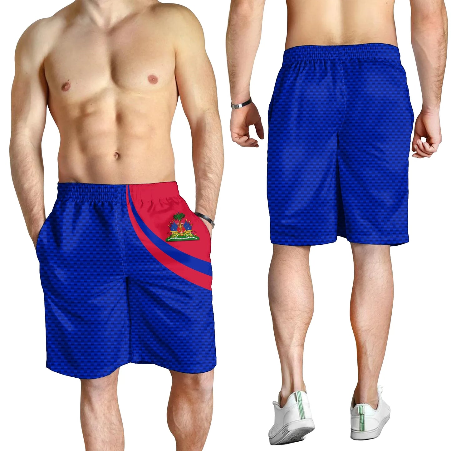 Haiti Men Short Haiti Coat Of Arms