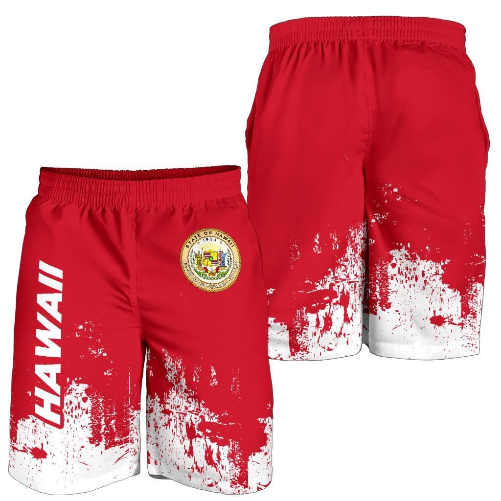 Hawaii Shorts Coat Of Arms All Over Print Men's Shorts 0