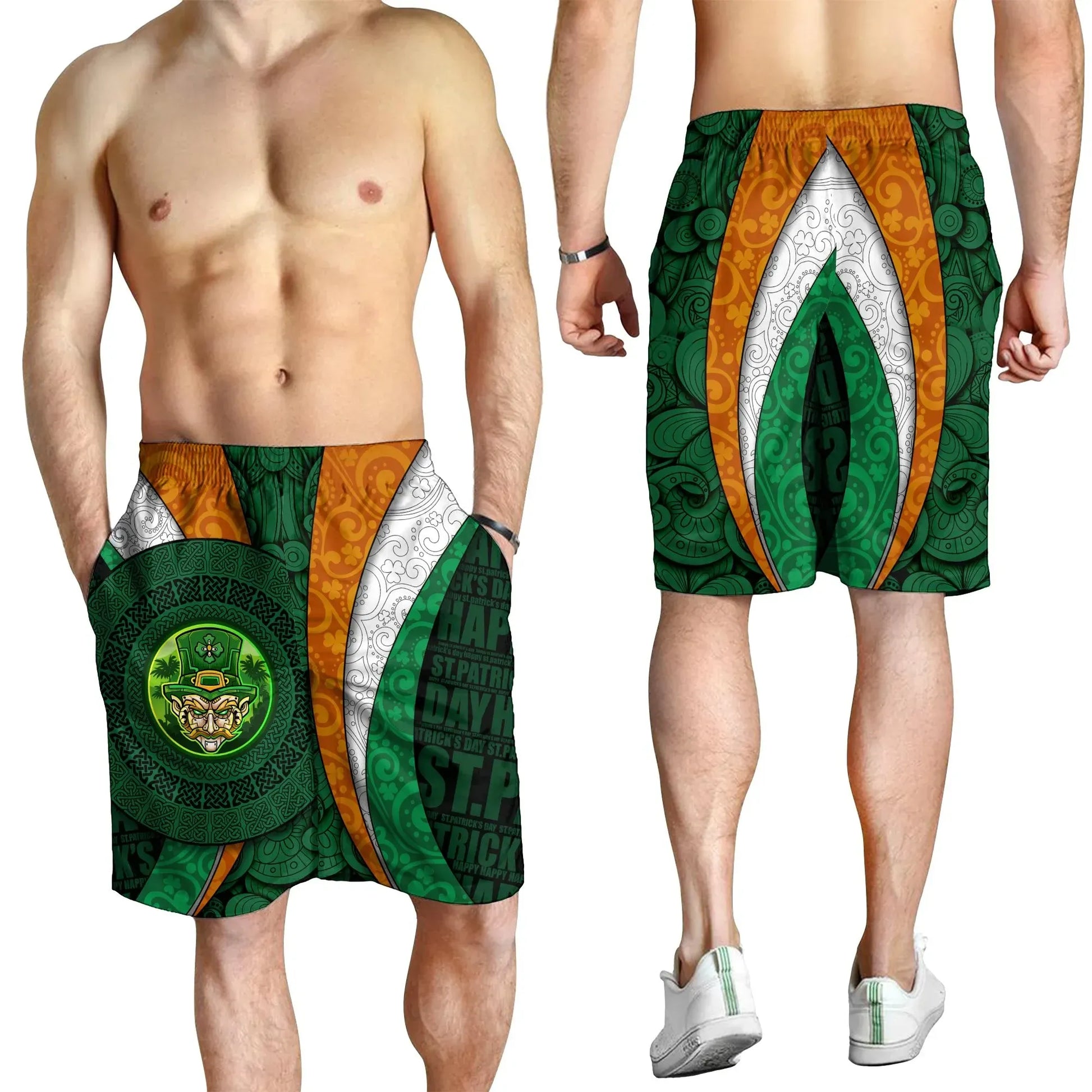 CelticOne Men Short Ireland Green Partrick's Day