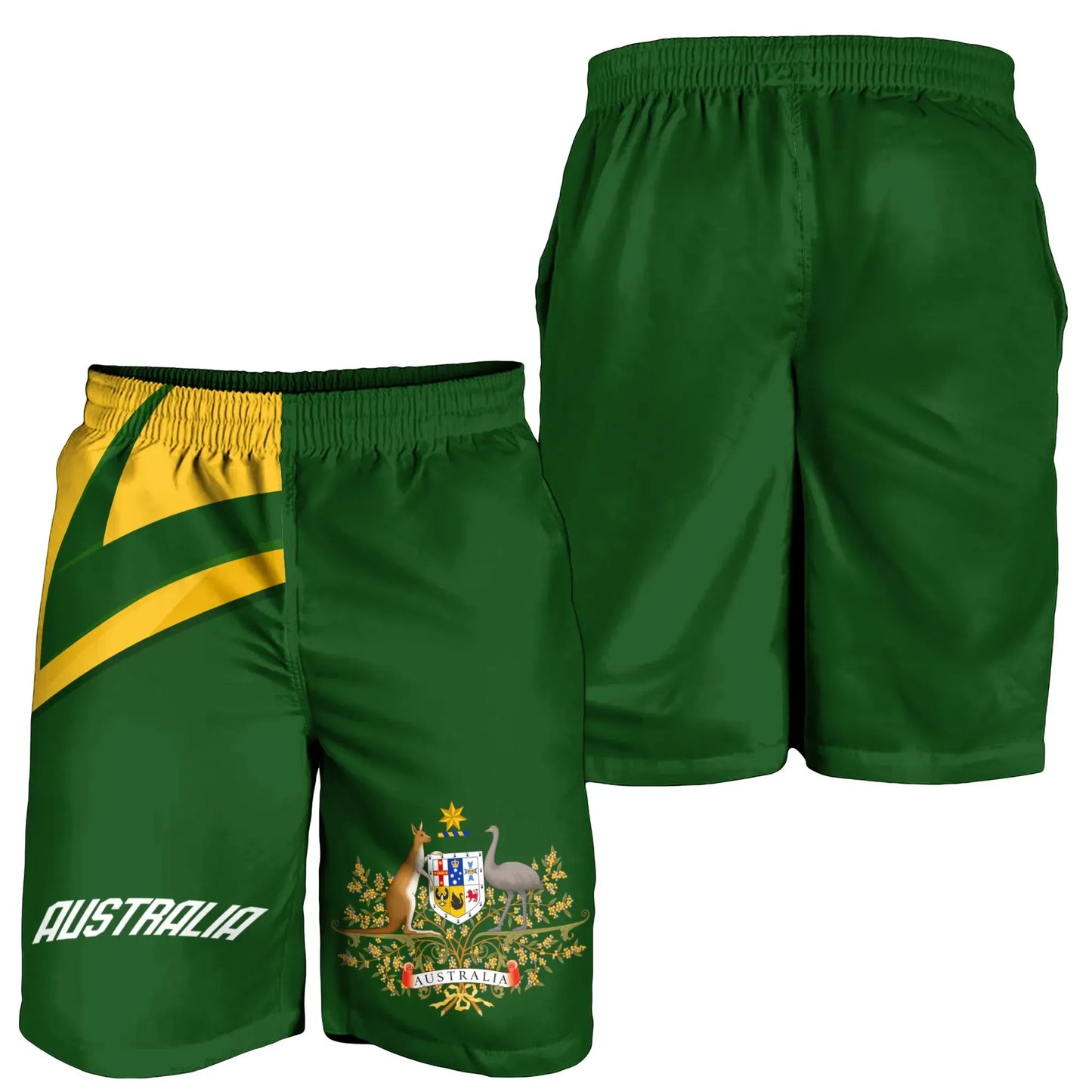 Australia Men Shorts Australia Coat Of Arms Active Sport