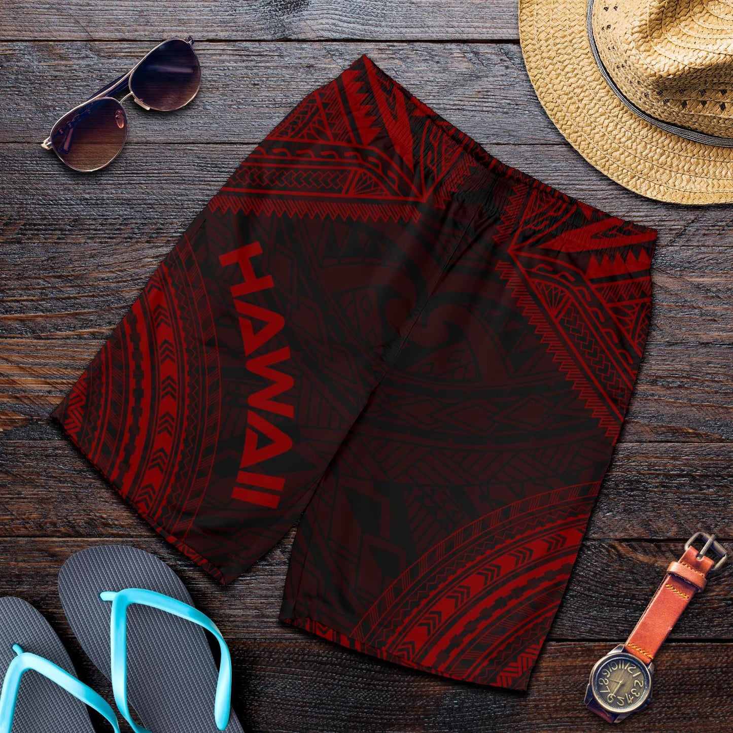 Hawaii Shorts Tribal All Over Print Men's Shorts