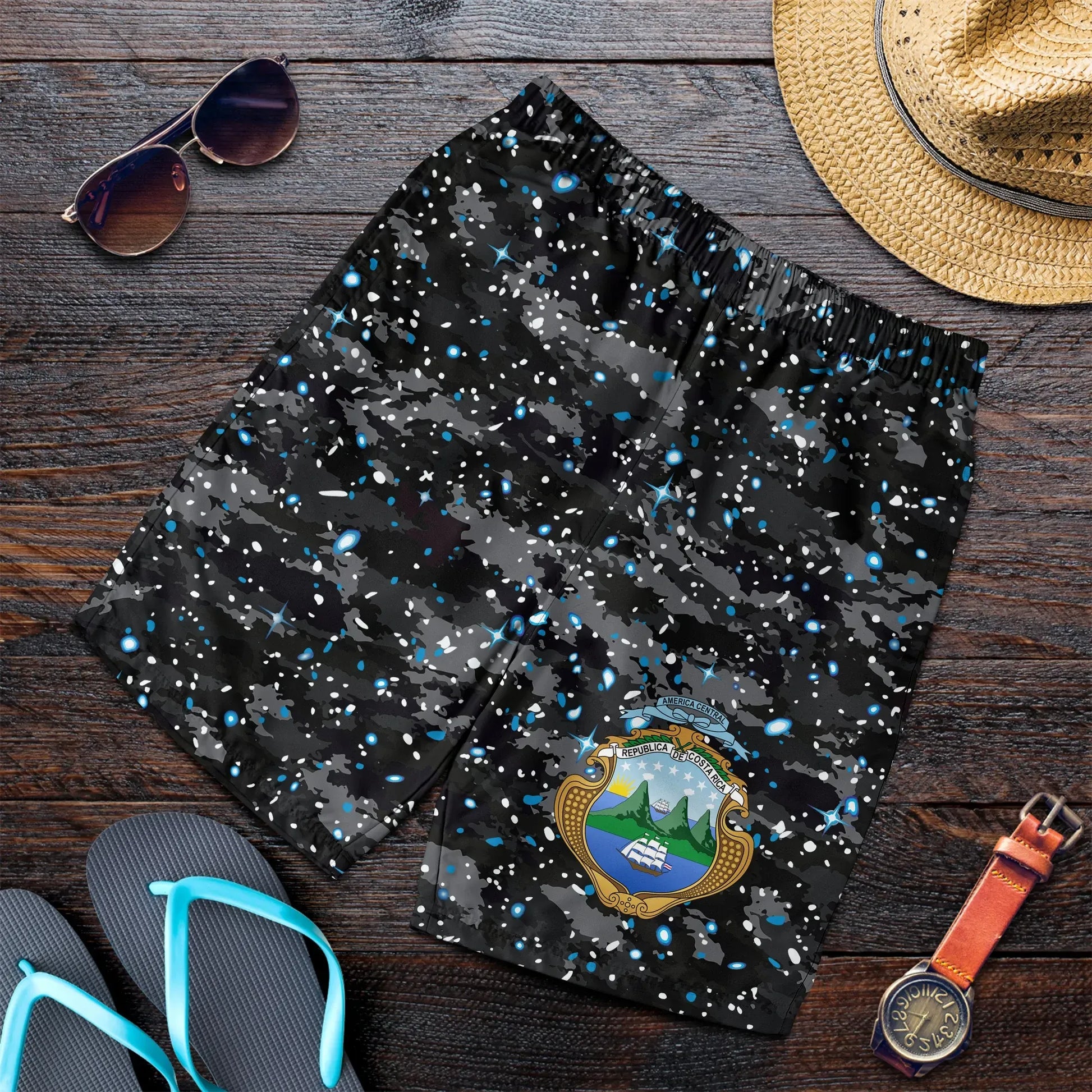 Costa Rica Space Camo Short